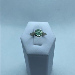 10k green beril ring